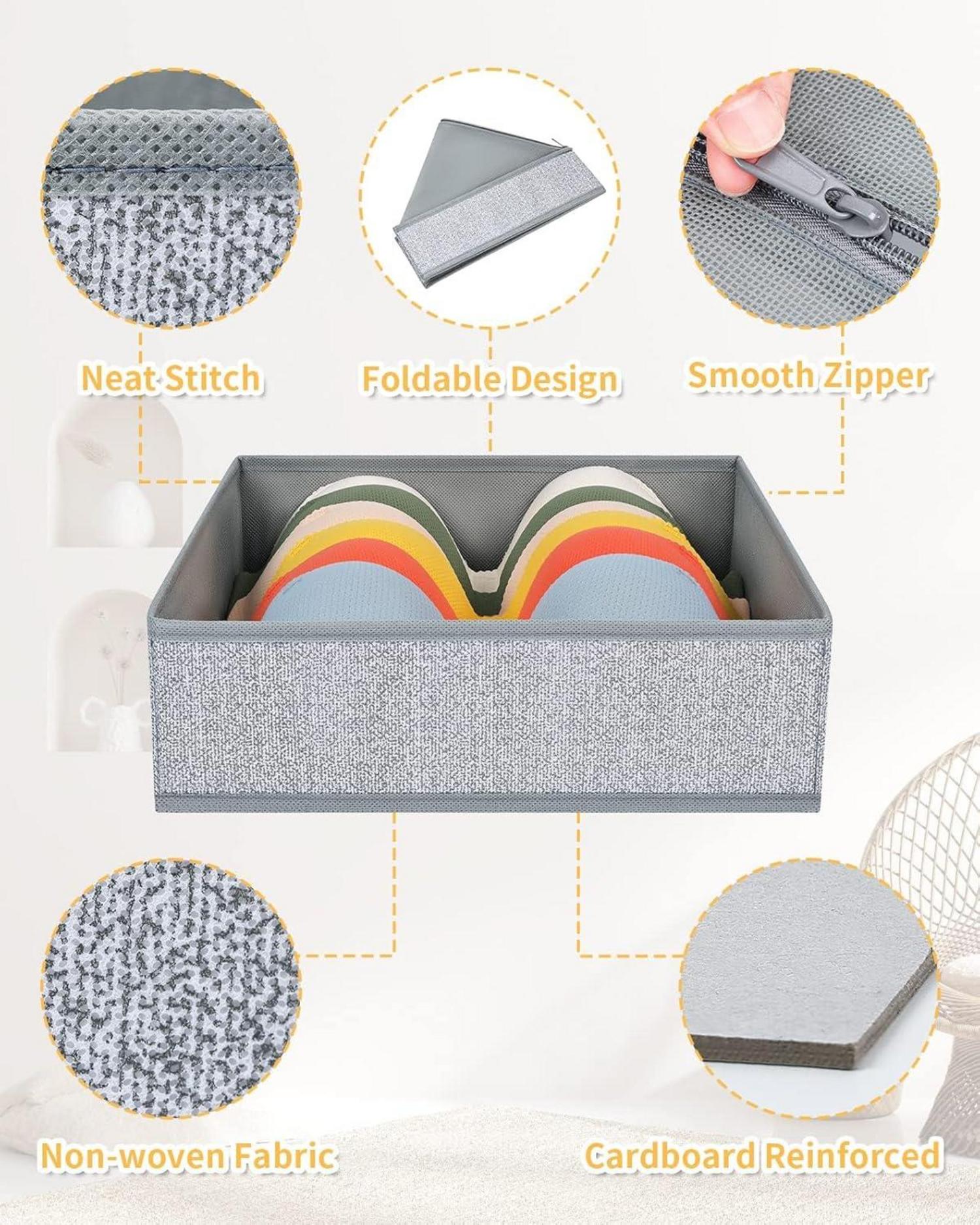 12-teiliges Schubladen Organizer Set, Aufbewahrungsboxen für