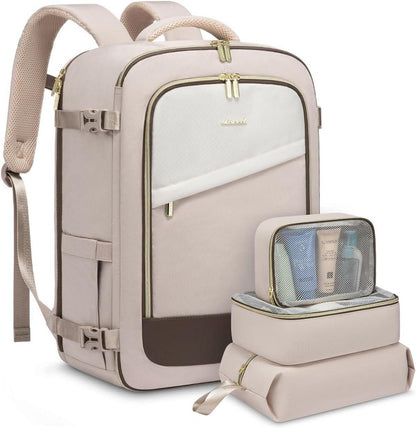 Handgepäck Rucksack Damen Wasserdicht 40L Flugzeug & Laptopfach