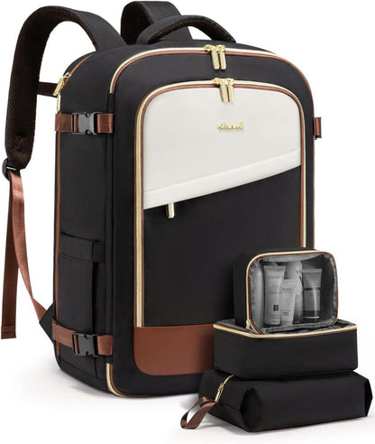 Handgepäck Rucksack 50L Flugzeug Reiserucksack Damen Wasserdicht