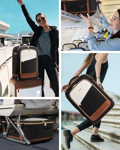 Handgepäck Rucksack 50L Damen Herren USB-Ladeanschluss Wasserfest