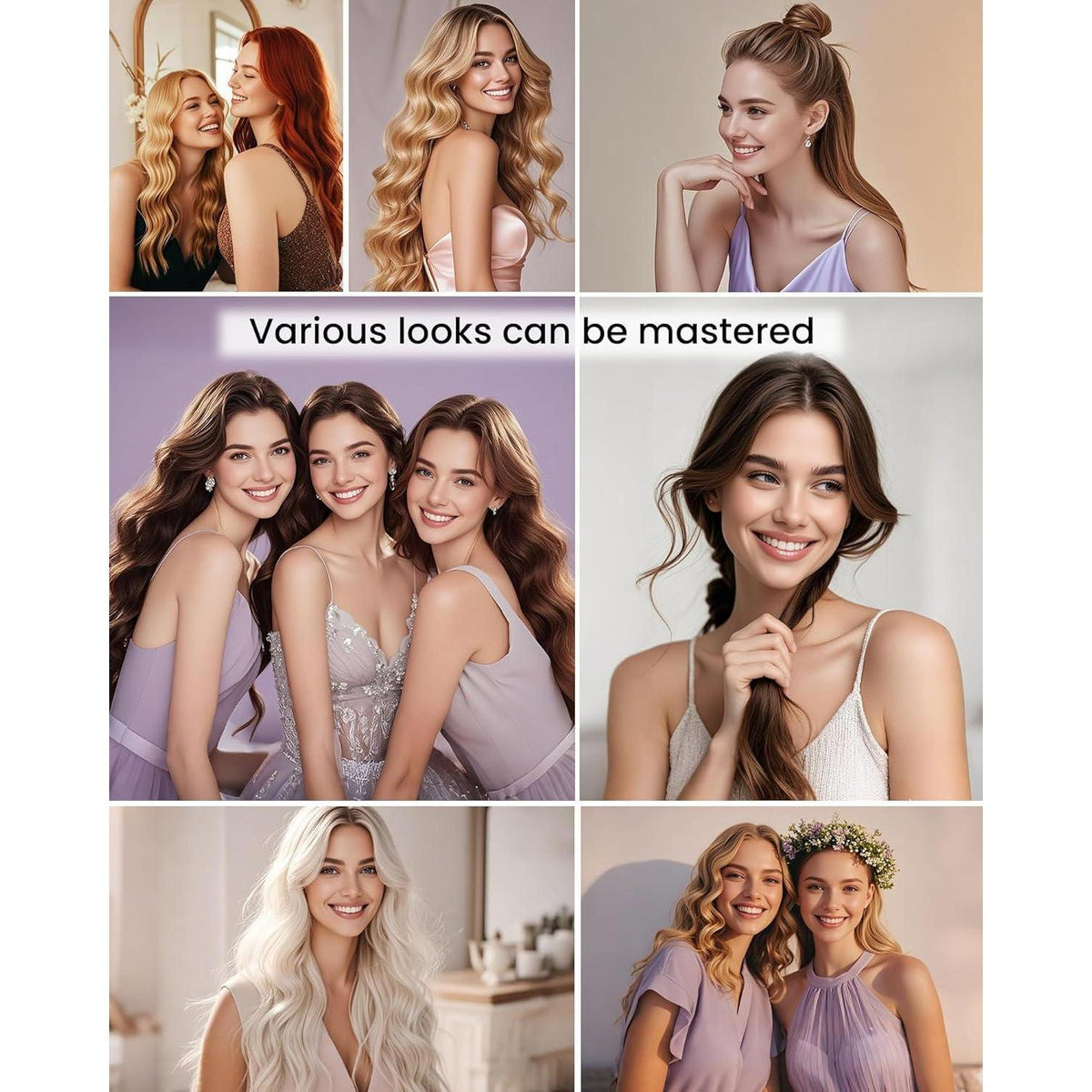 Echthaar Clip Extensions Braun 55cm – Remy Haarverlängerung