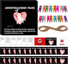 Adventskalender Paare Weihnachtsgeschenke 25 Karten