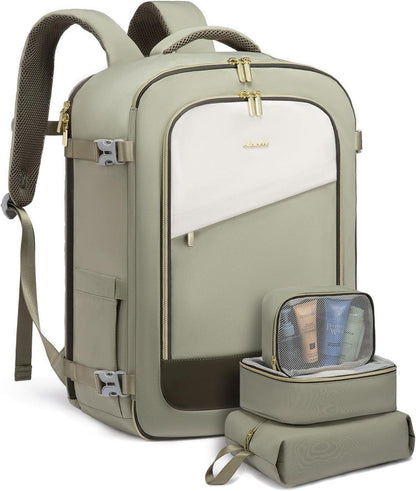 Handgepäck Rucksack Damen Herren Flugzeug 40L Wasserdicht