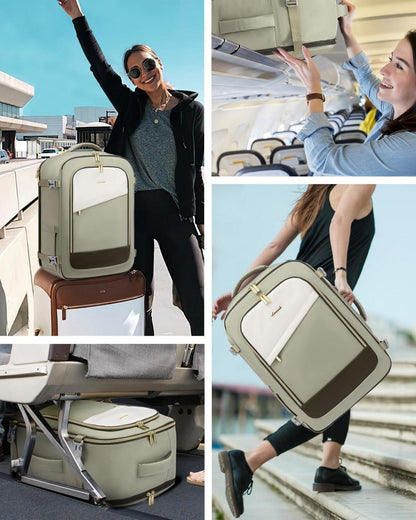 Handgepäck Rucksack Damen Wasserdicht 40L Travel Laptop Schuhfach