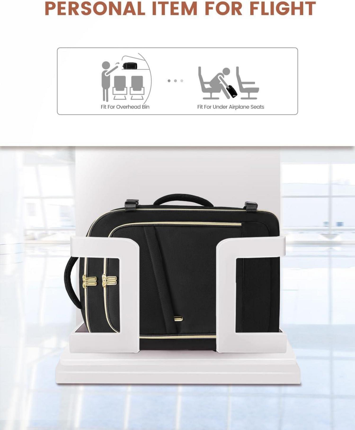 Handgepäck Rucksack 40L Flugzeug Damen Wasserdicht