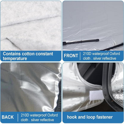 Windschutzscheibenabdeckung Ford Transit Custom 2012-2022 – Thermo Schutz