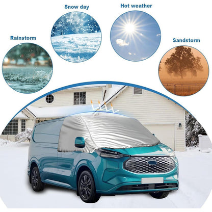 Windschutzscheibenabdeckung Ford Transit Custom 2012-2022 – Thermo Schutz