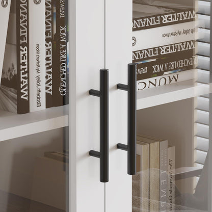 Hochschrank mit 4 Türen – Vitrine & Küchenschrank für Küche & Wohnen