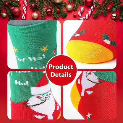 Weihnachtssocken Adventskalender 2024 mit 12 Paar