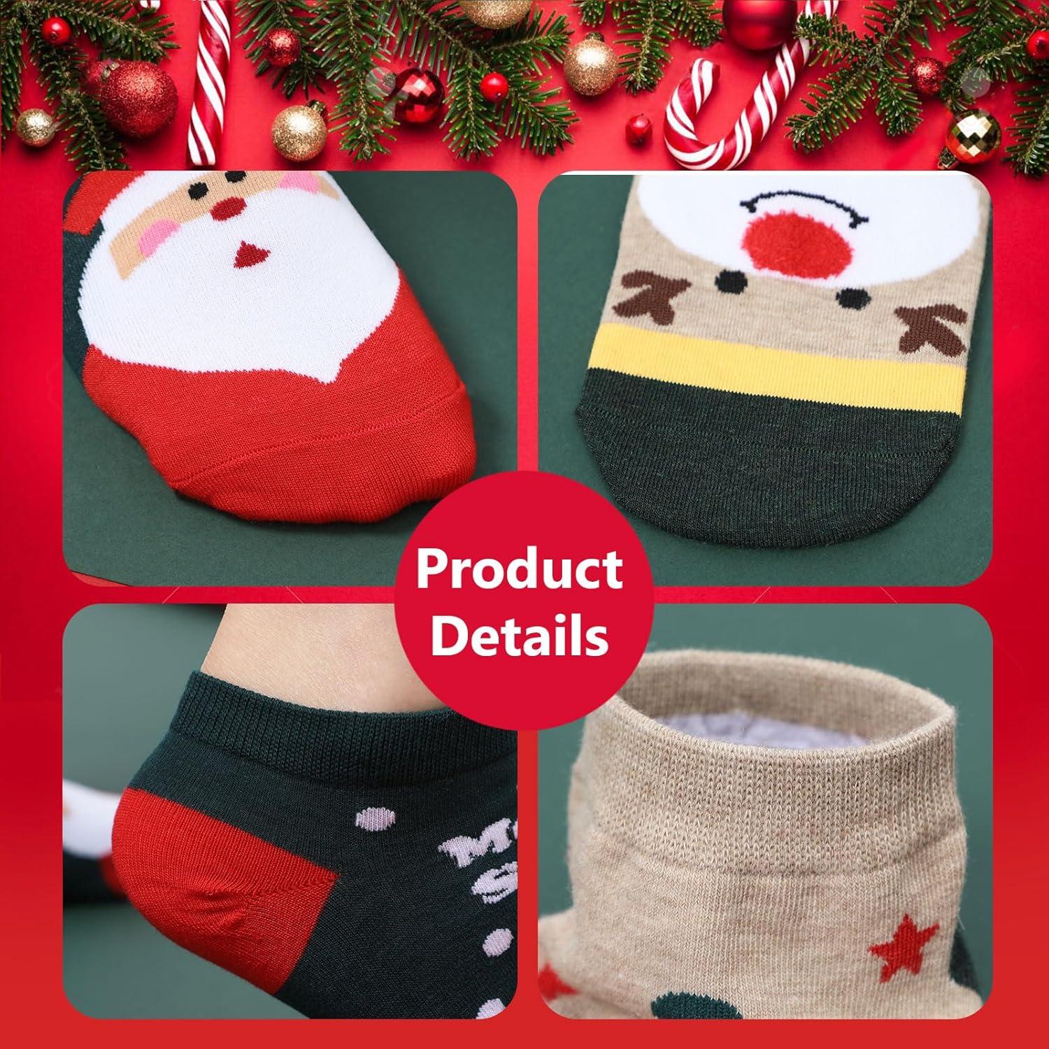 Socken Adventskalender Weihnachten 2024 Frauen 24 Paar Festliche