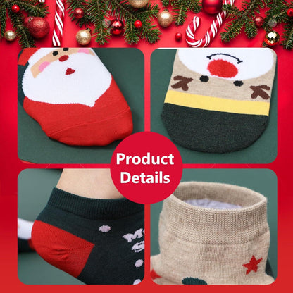 Socken Adventskalender Weihnachten 2024 Frauen 24 Paar Festliche
