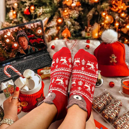 Weihnachtssocken Adventskalender für Frauen 2024 - 24 Paar Überraschungen