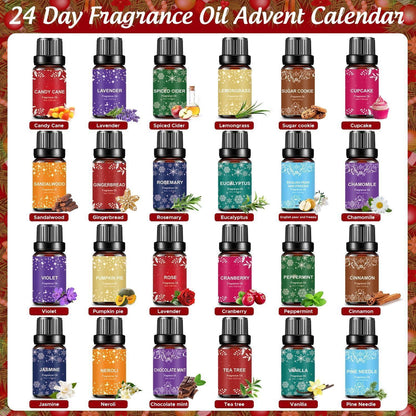 Weihnachtsduftöl Adventskalender 2024 für Damen und Herren