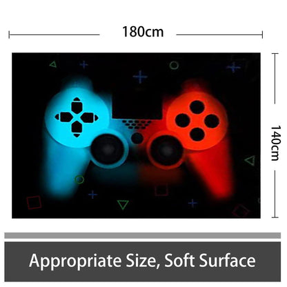 Gamer Teppich rutschfest 140x180 cm – Gaming Dekor Schlafzimmer