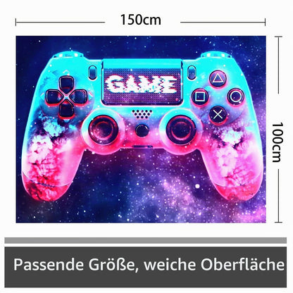 Gamer Teppich rutschfest 100x150 cm – Schlafzimmer Wohnzimmer Dekor