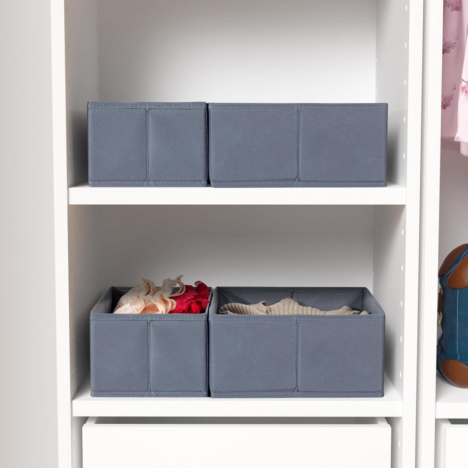 Schubladen Organizer für PAX Kleiderschrank 50x35cm grau 2er-Set
