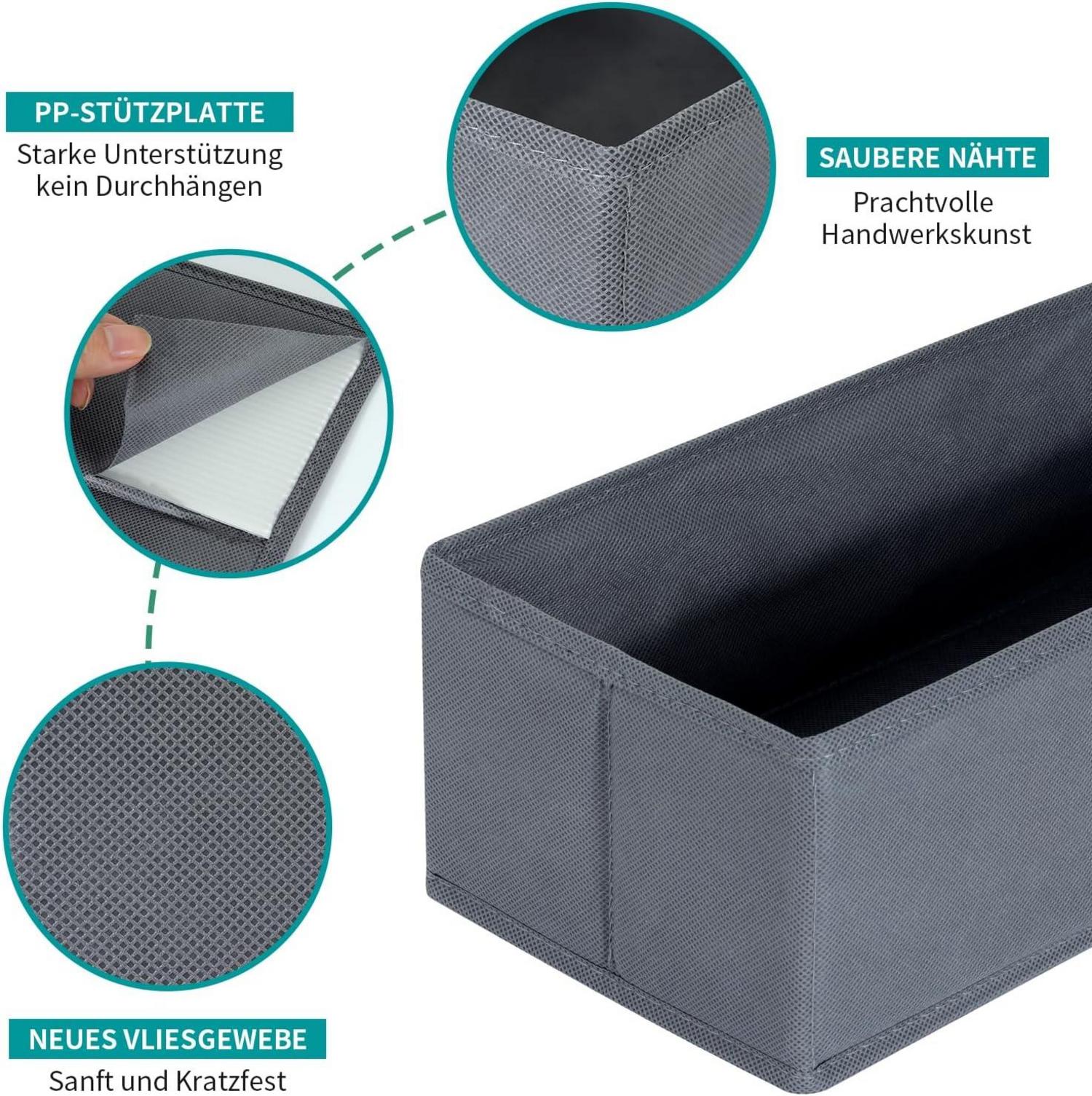 Schubladen Organizer Kleidung für PAX Kleiderschrank 75x35cm 3er-Set