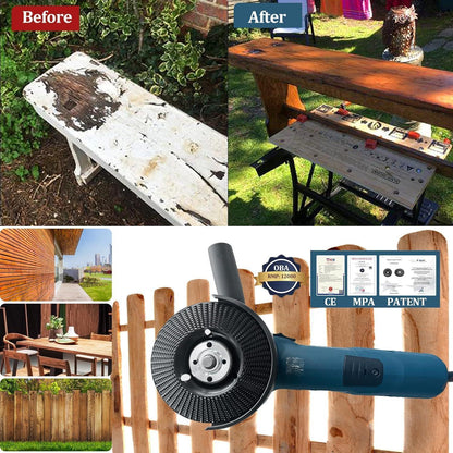 Holz Schleifscheiben für Winkelschleifer 125mm, 3er-Set