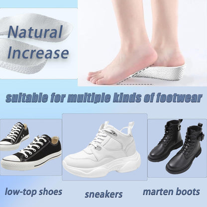 Schuheinlagen Erhöhung Orthopädisch Memory Foam Insoles Fersenerhöhung