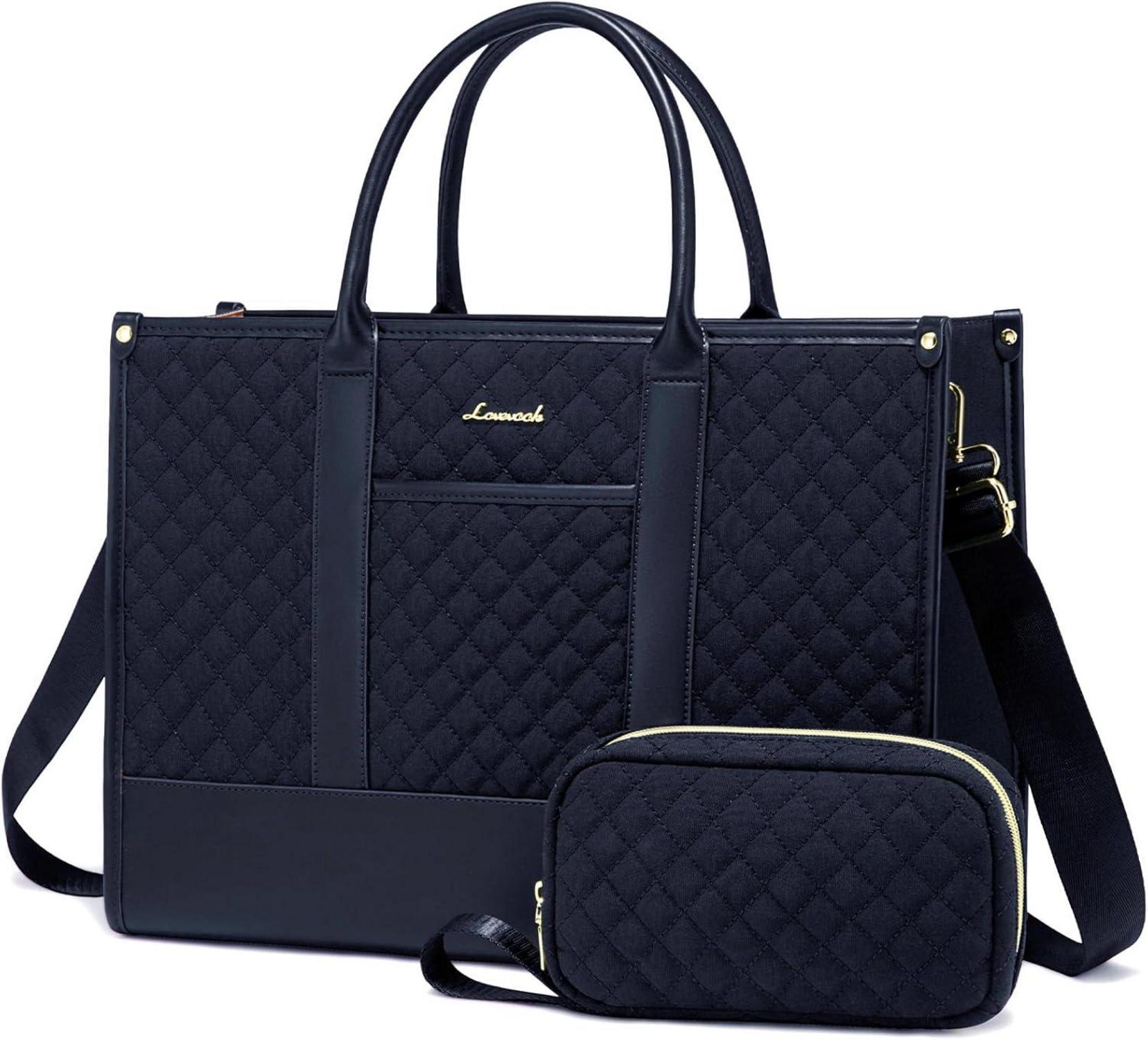 Wasserdichte Laptoptasche 15,6 Zoll Damen Arbeitstasche Handtasche_EOF