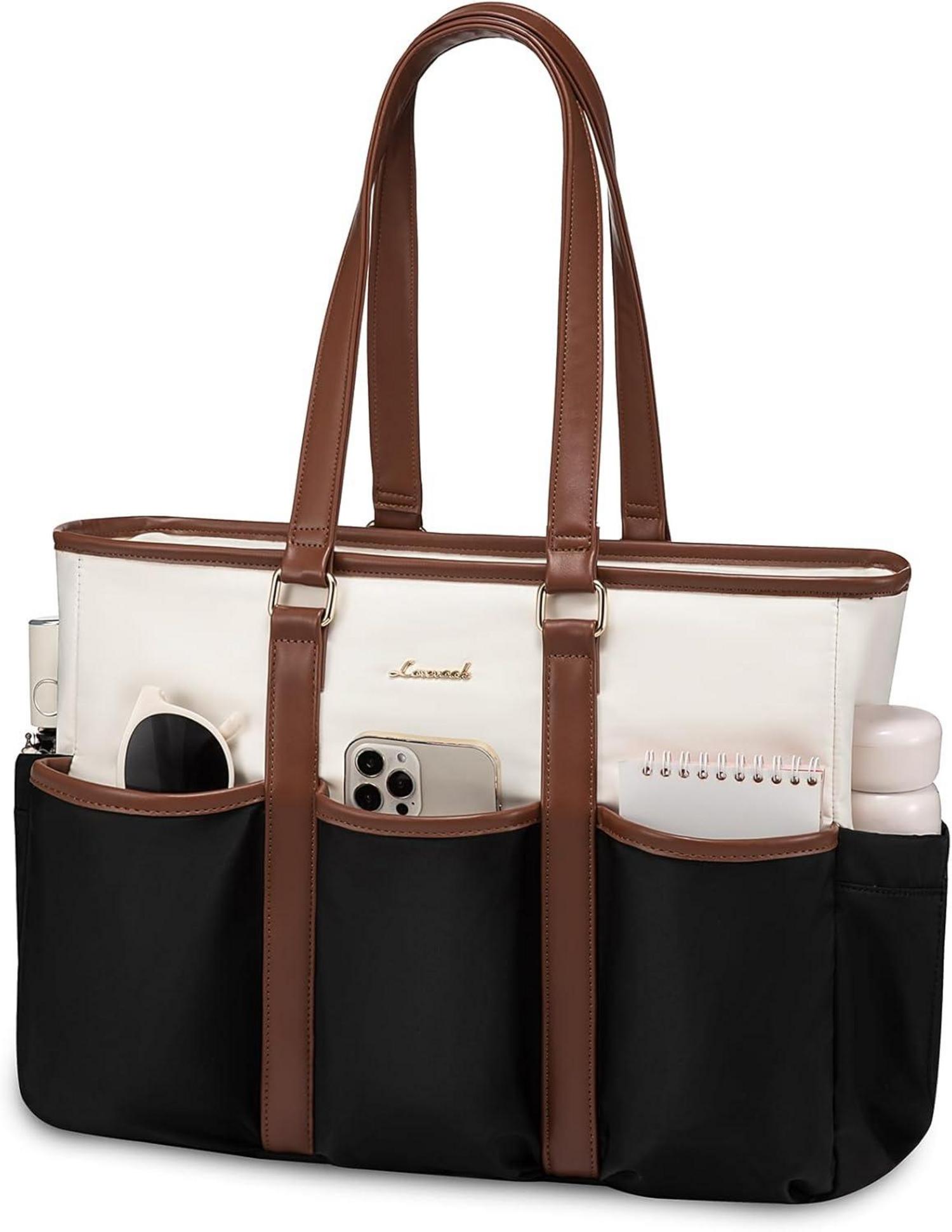 Große Laptoptasche 15,6 Zoll wasserdichte Damen Handtasche