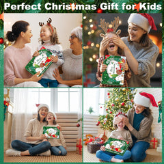 Weihnachts-Slime-Adventskalender 2024 für Kinder, DIY Slime Set 24 Tage Countdown
