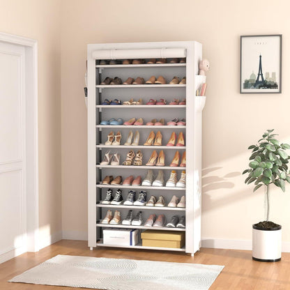 Hohes Schuhregal 11 Ebenen – Stauraum für 50 Paar Schuhe