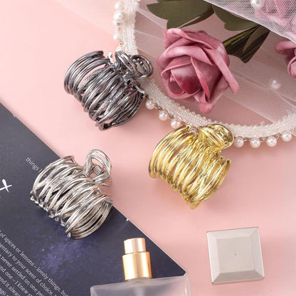 3er Set Metall Haarclips für Pferdeschwanz & Hochsteckfrisuren