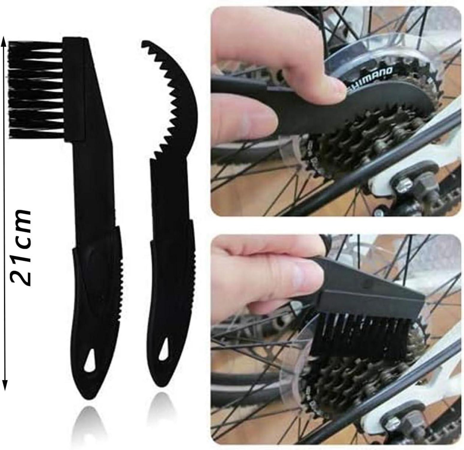 10x Kettenreiniger Fahrrad Motorrad Reiniger Set mit Handschuhen