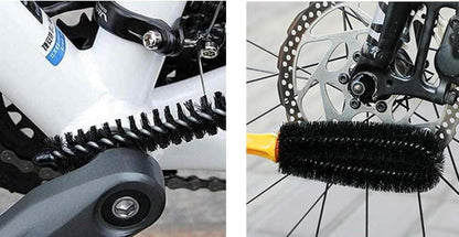 10x Kettenreiniger Fahrrad Motorrad Reiniger Set mit Handschuhen