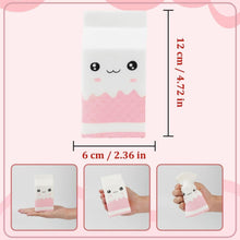4er Set Soft Squishies Katze Hamburger Eiscreme Popcorn