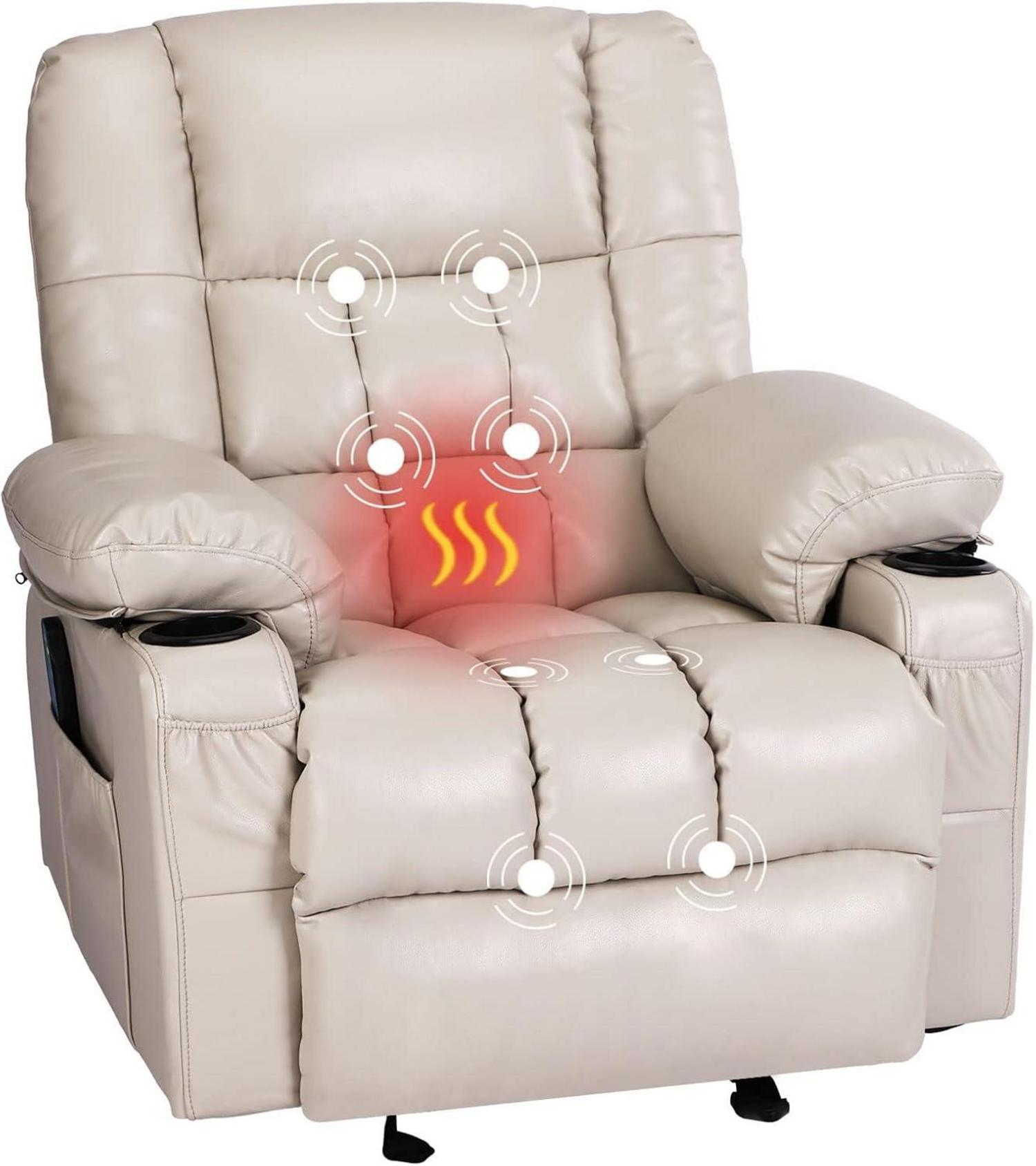 Fantasylab Relaxsessel mit Massage und Wärmefunktion