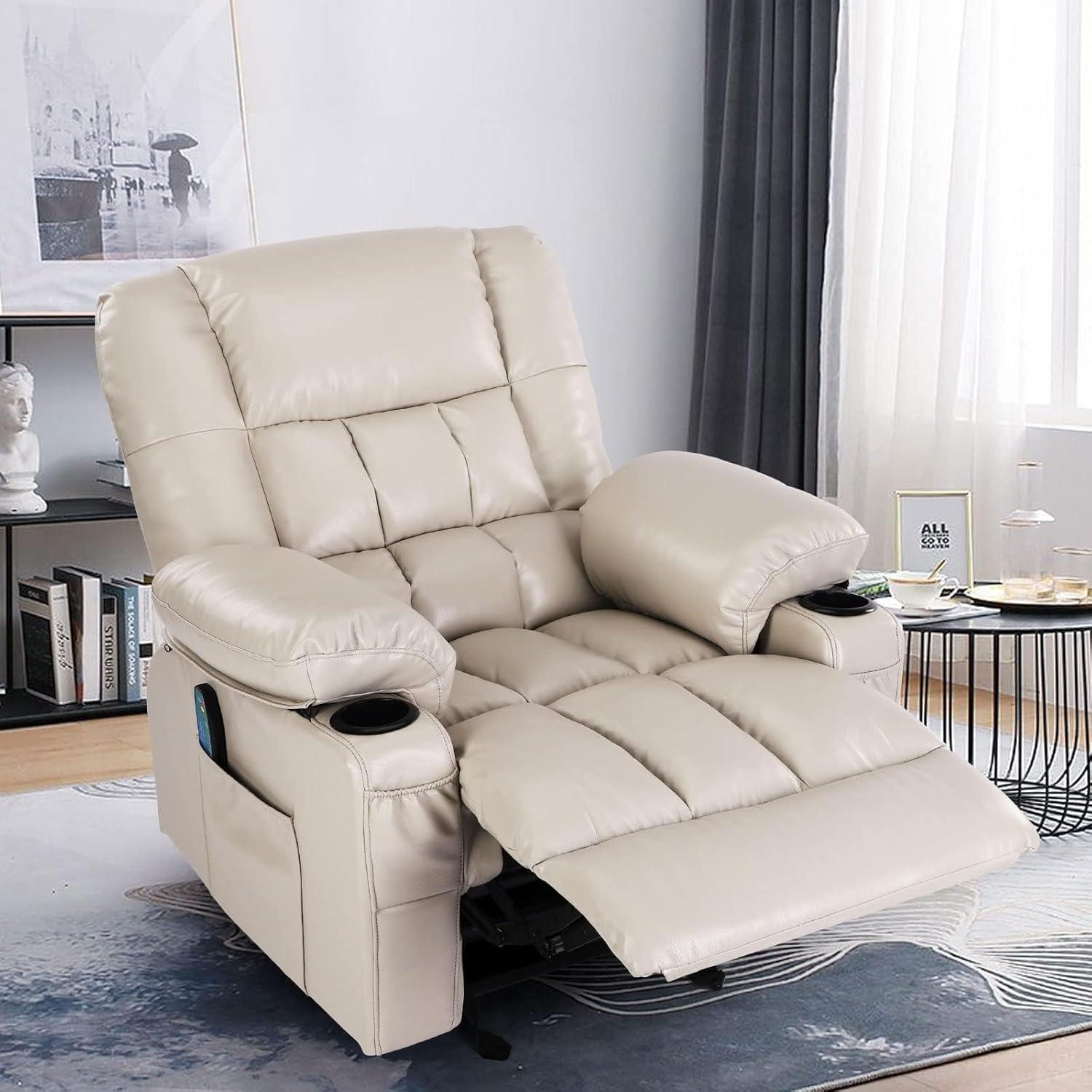 Relaxsessel mit Liege-, Massage- und Wärmefunktion Lounge