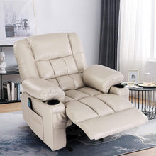 Relaxsessel mit Liege-, Massage- und Wärmefunktion Lounge