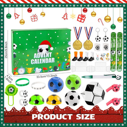 Fußball Adventskalender 2024 Kinder WM Weihnachts Countdown