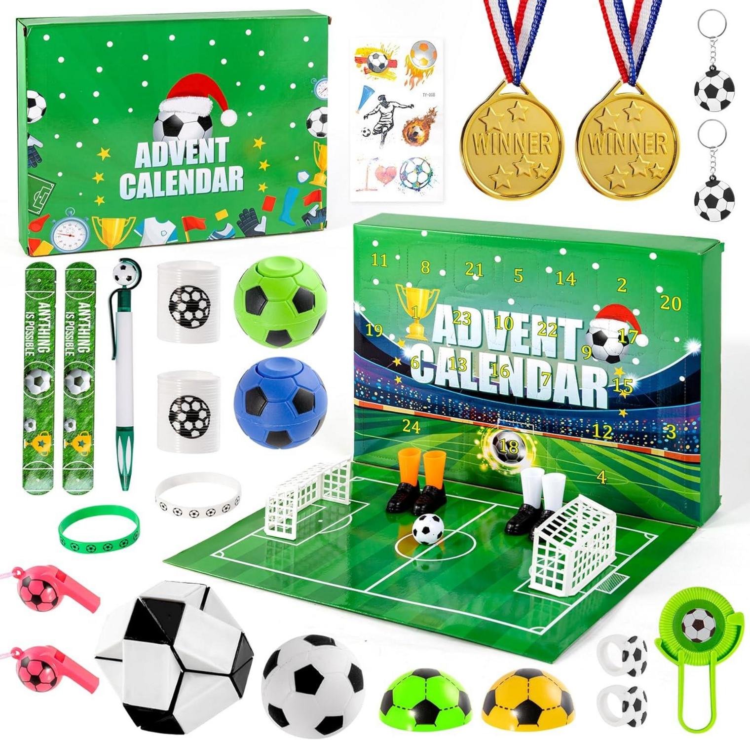 Fußball Adventskalender 2024 mit Weihnachts Countdown