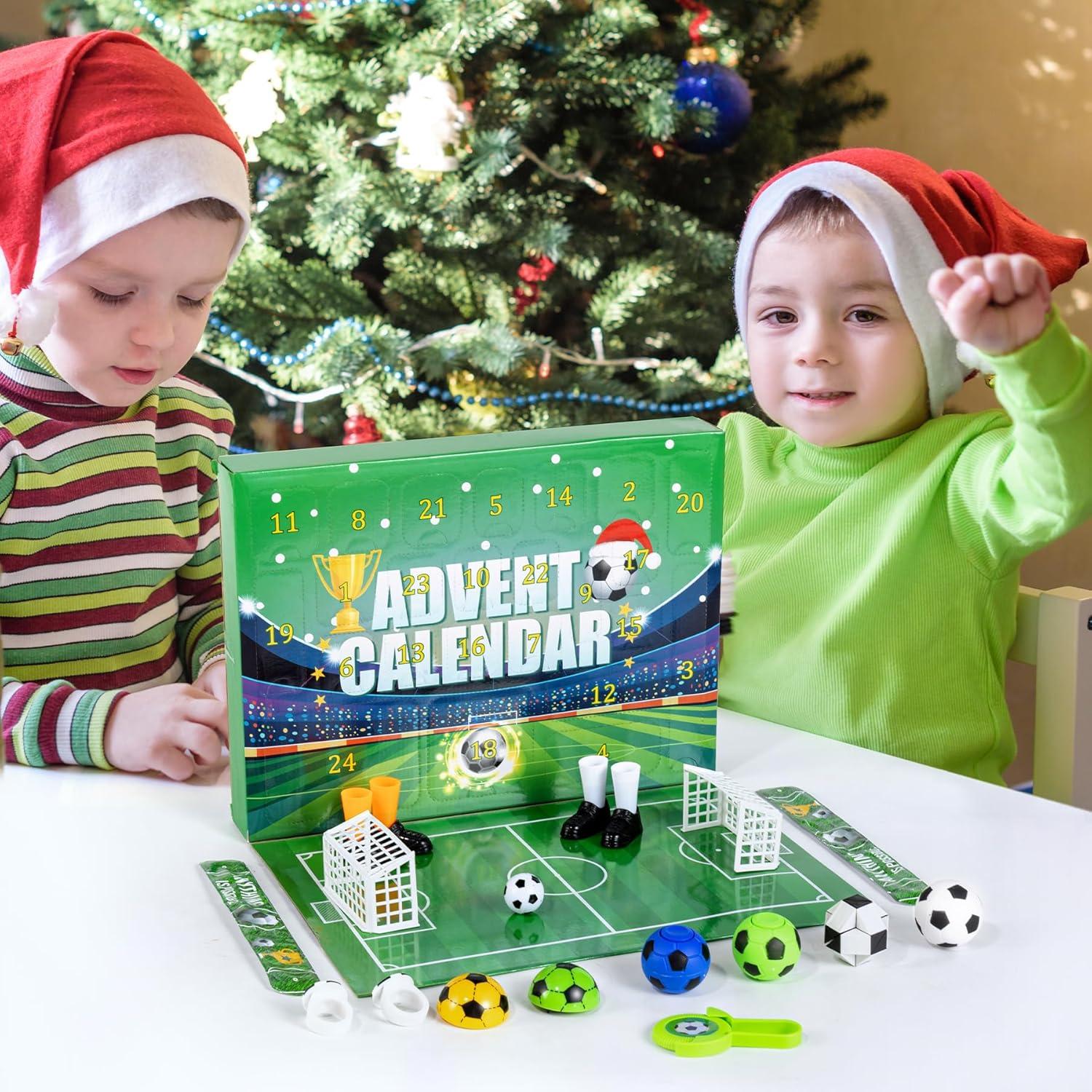 Fußball Adventskalender 2024 mit Weihnachts Countdown