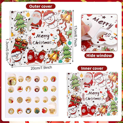 Adventskalender Schmuck 2024 Mädchen, 24 Tägiges Countdown