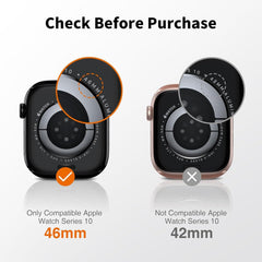Schutzfolie für Apple Watch Series 10 46mm, Premium