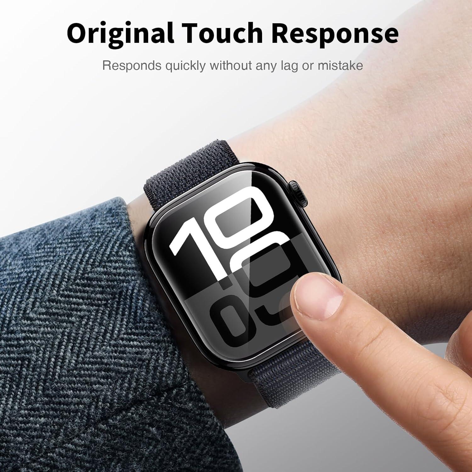 Schutzfolie Apple Watch Series 10 46mm Premium Qualität Blasenfrei HD Klar