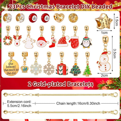 Yimomoyi Schmuck Adventskalender 2024 für Mädchen 5-11