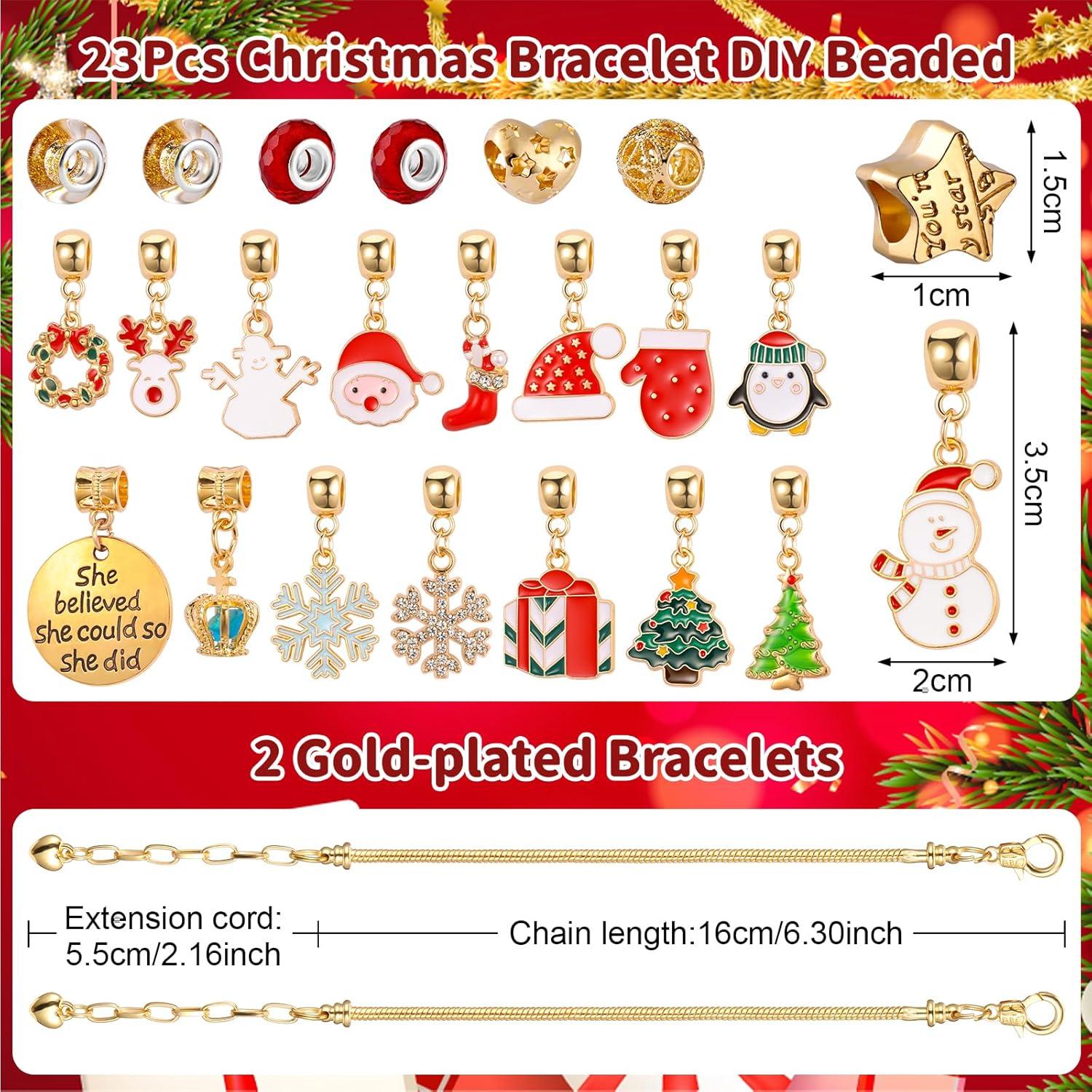 Yimomoyi Schmuck Adventskalender 2024 für Mädchen 5-11