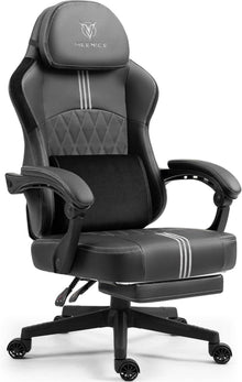 Ergonomischer Gaming Stuhl mit Massage, Kühlung und Fußstütze