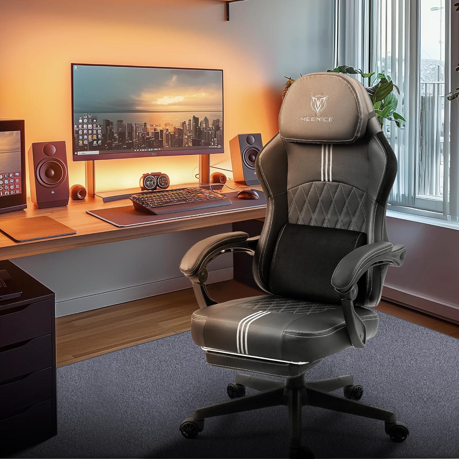 Gaming Stuhl mit Taschenfederkissen, Kühlung