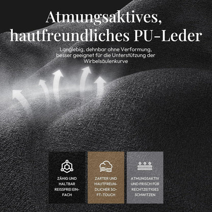 Gaming Stuhl Stoff Taschenfederkissen Massage Kühlung Fußstütze
