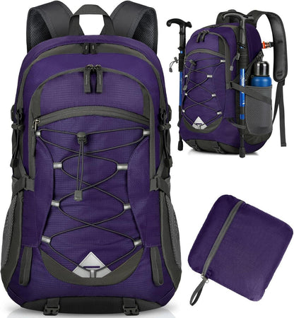 Leichter Wanderrucksack 40L Wasserdicht Faltbar Trekking Sport