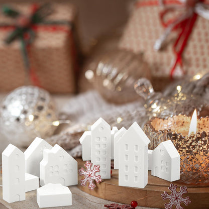 Silikonformen Weihnachten Haus Gießformen Set 10-teilig