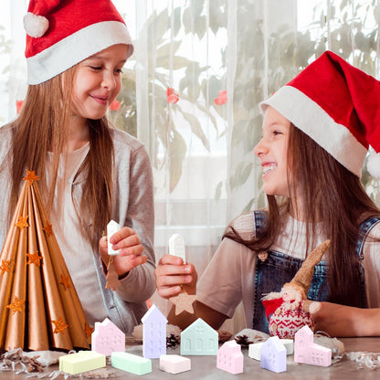 Silikonformen Weihnachten Haus Gießformen Set 10-teilig