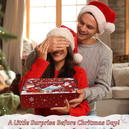 Adventskalender Damen 2024 Kuschelsocken Lustige