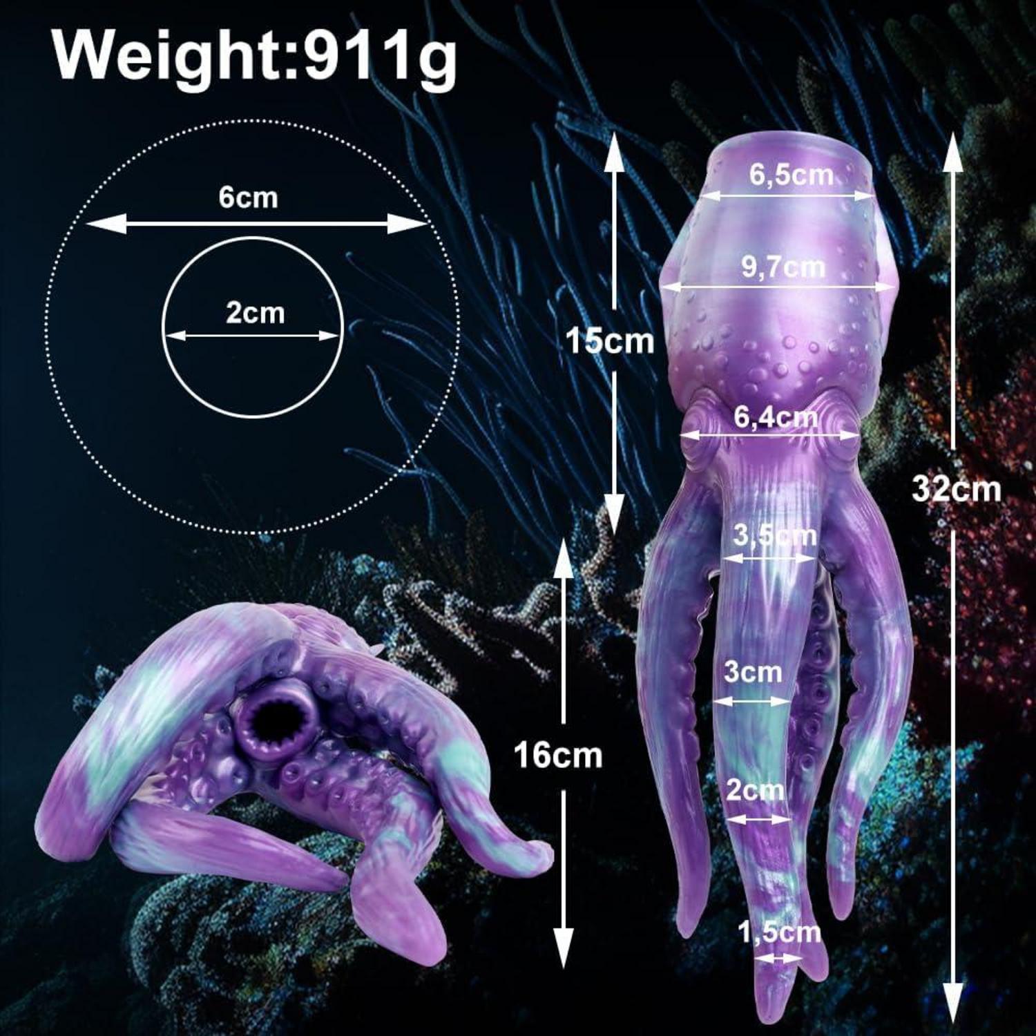Realistischer Oktopus Tentacle Masturbator mit Analplug